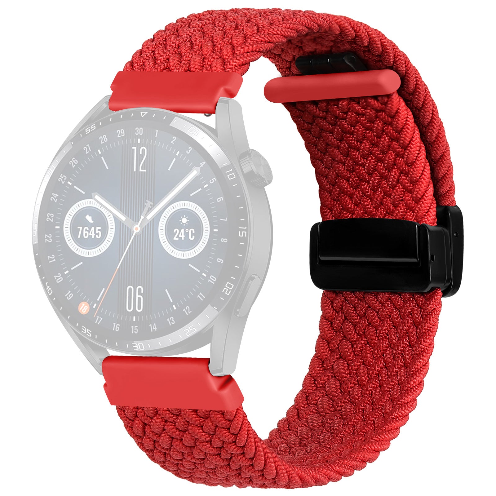 For Garmin Forerunner 265 255 Vivoactive 4 Venu 2 Nylon Watch Strap 22mm Replacement Watchband with Folding Buckle For Garmin Forerunner 265 255 Vivoactive 4 Venu 2 Nylon Watch Strap 22mm Replacement Watchband with Folding Buckle